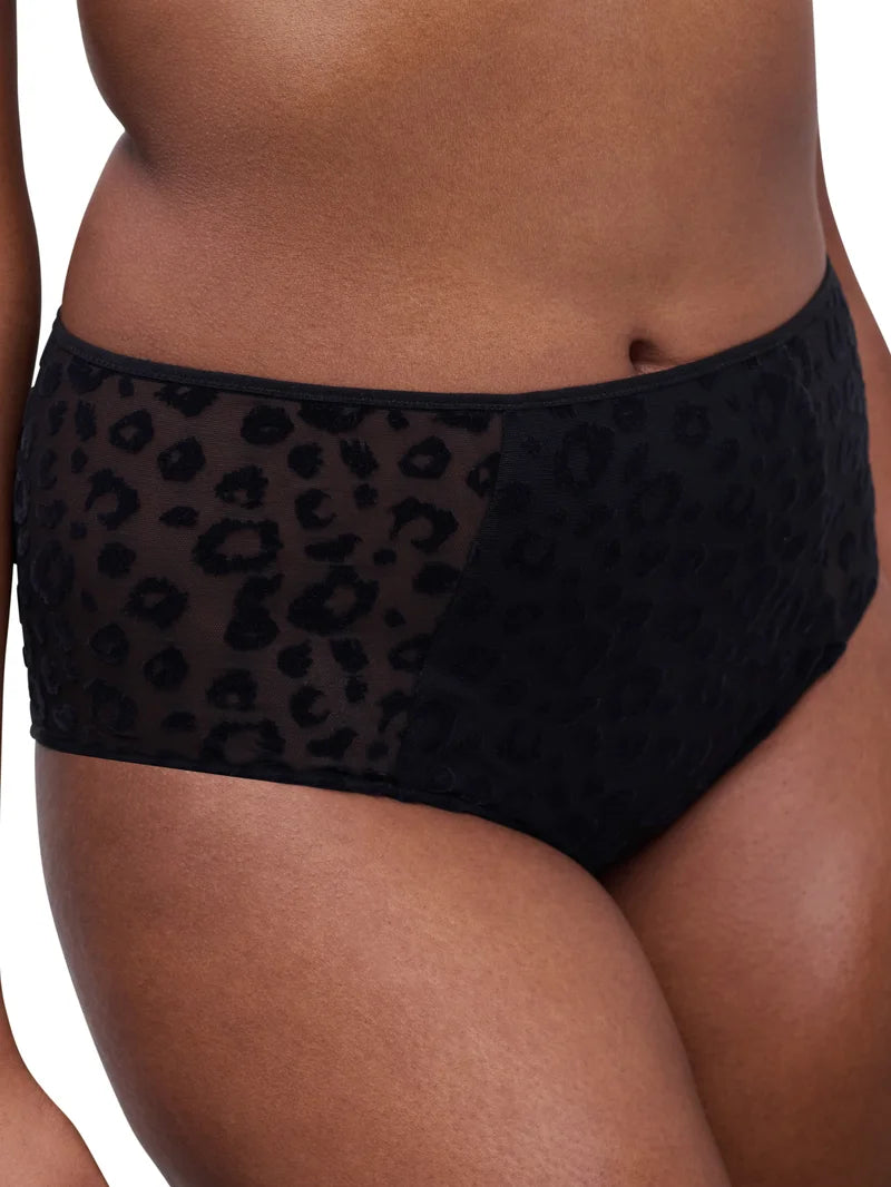 Chantelle - Girls High-Waisted Full Brief Black