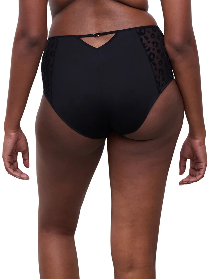 Chantelle - Girls High-Waisted Full Brief Black