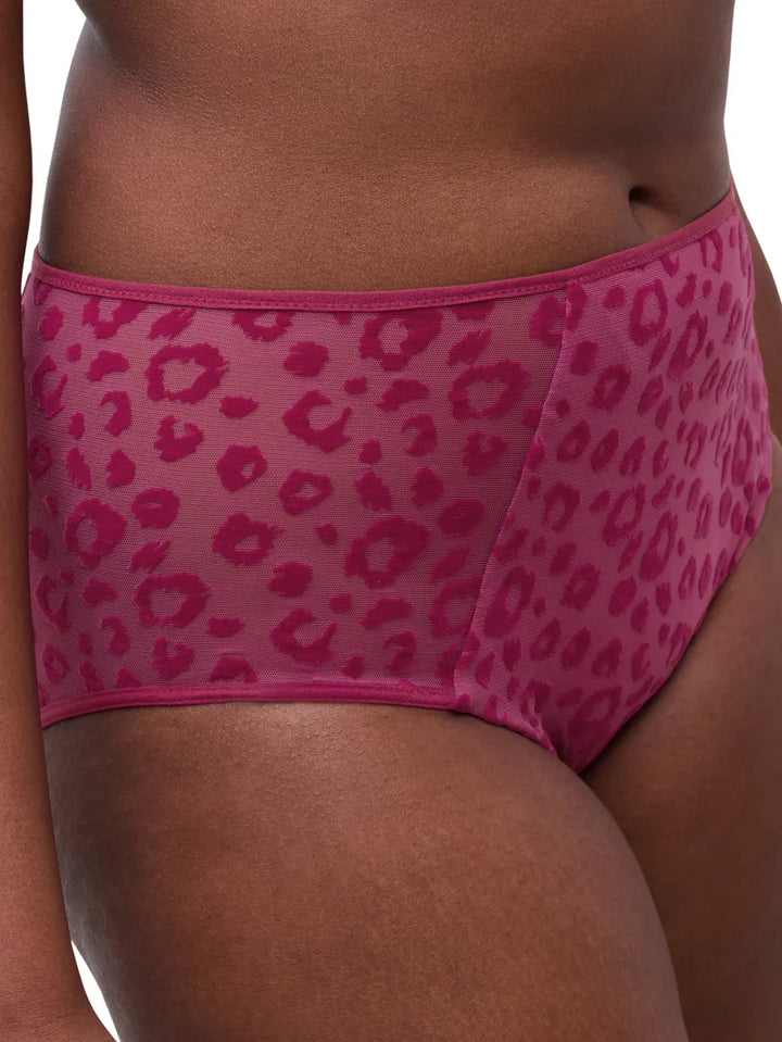 Chantelle - Girls High-Waisted Full Brief Fuchsia