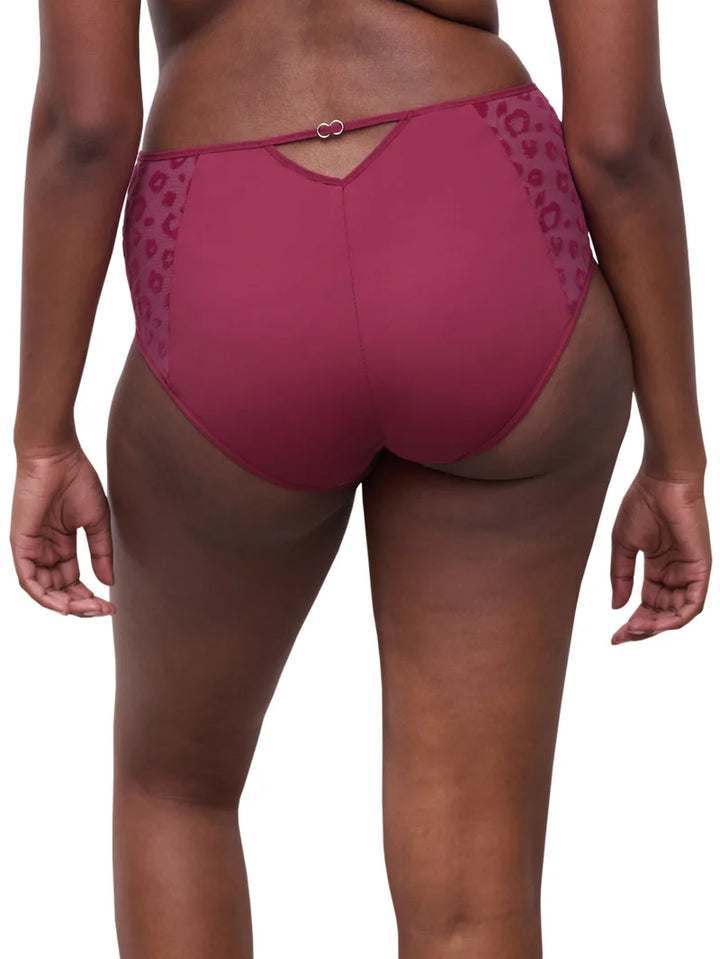 Chantelle - Girls High-Waisted Full Brief Fuchsia