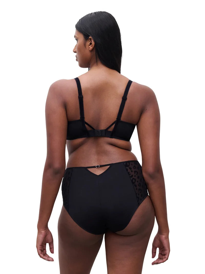 Chantelle - Girls High-Waisted Full Brief Black