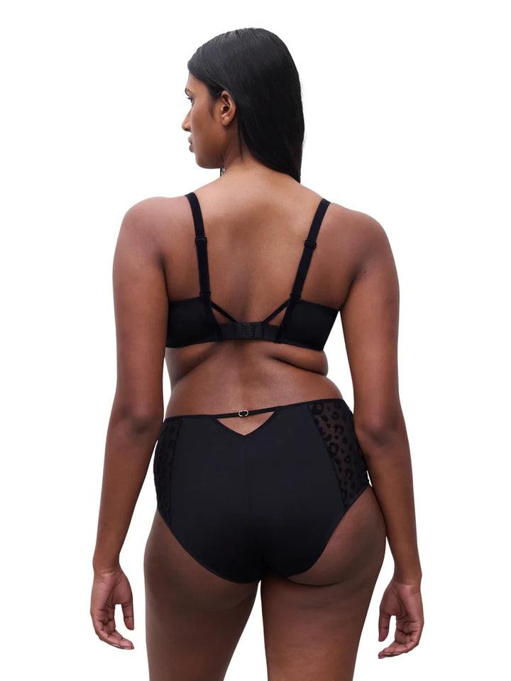 Chantelle - Girls High-Waisted Full Brief Black