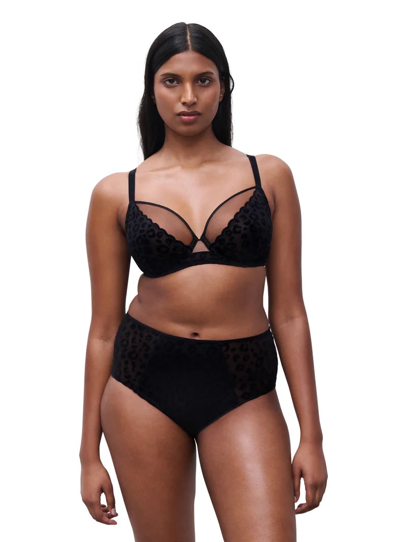 Chantelle - Girls High-Waisted Full Brief Black