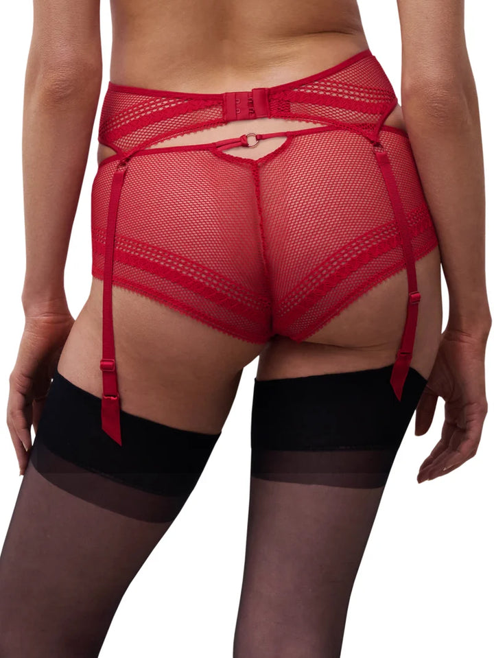 Chantelle - Amor Suspender Belt Scarlet