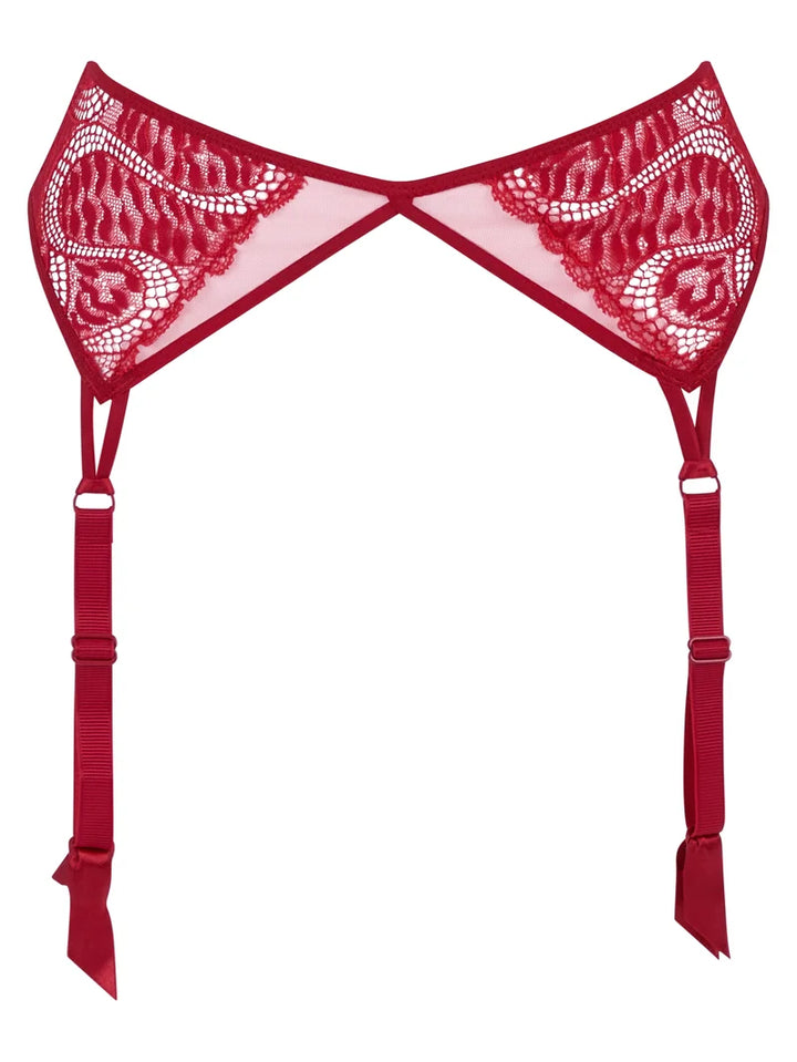 Chantelle - Amor Suspender Belt Scarlet
