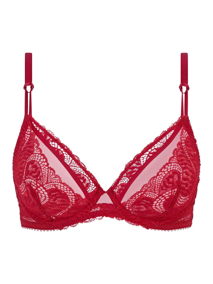 Chantelle - Amor Covering Underwired Bra Scarlet