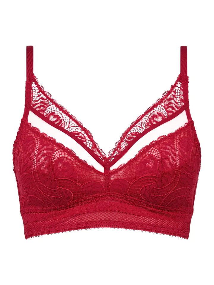 Chantelle - Amor Wirefree Support Bra Scarlet