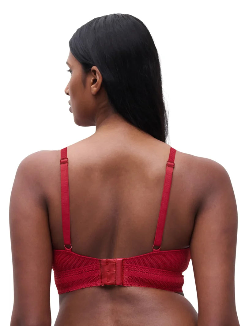 Chantelle - Amor Wirefree Support Bra Scarlet