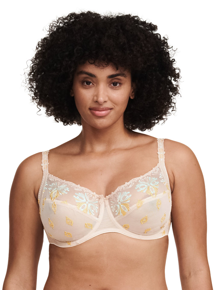 Chantelle Champs Elysees 3-Part Bra - Golden Beige Multicolor Full Cup Bra Chantelle 