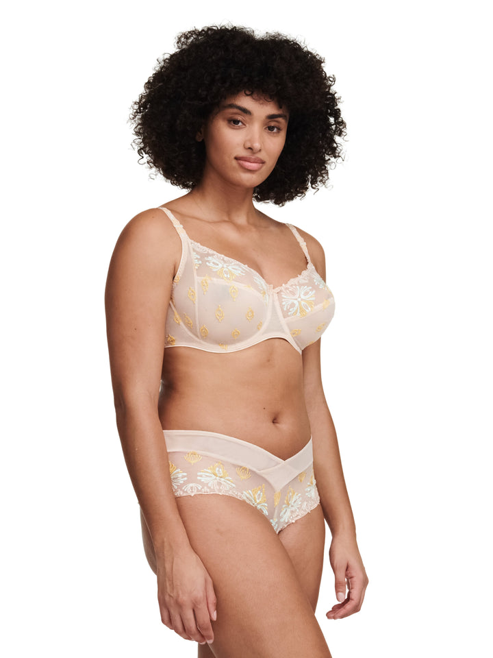 Chantelle Champs Elysees 3-Part Bra - Golden Beige Multicolor Full Cup Bra Chantelle 