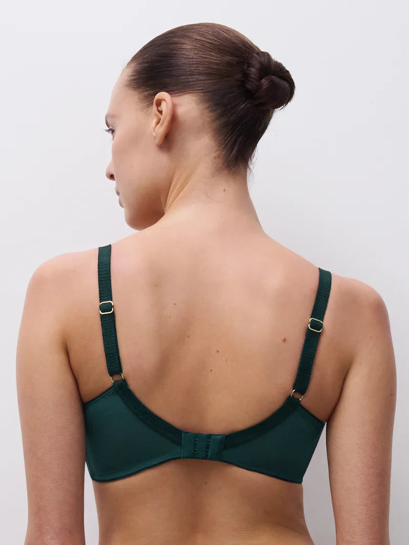 Chantelle - Champs Elysees 3-Part Bra Eden Green Multico