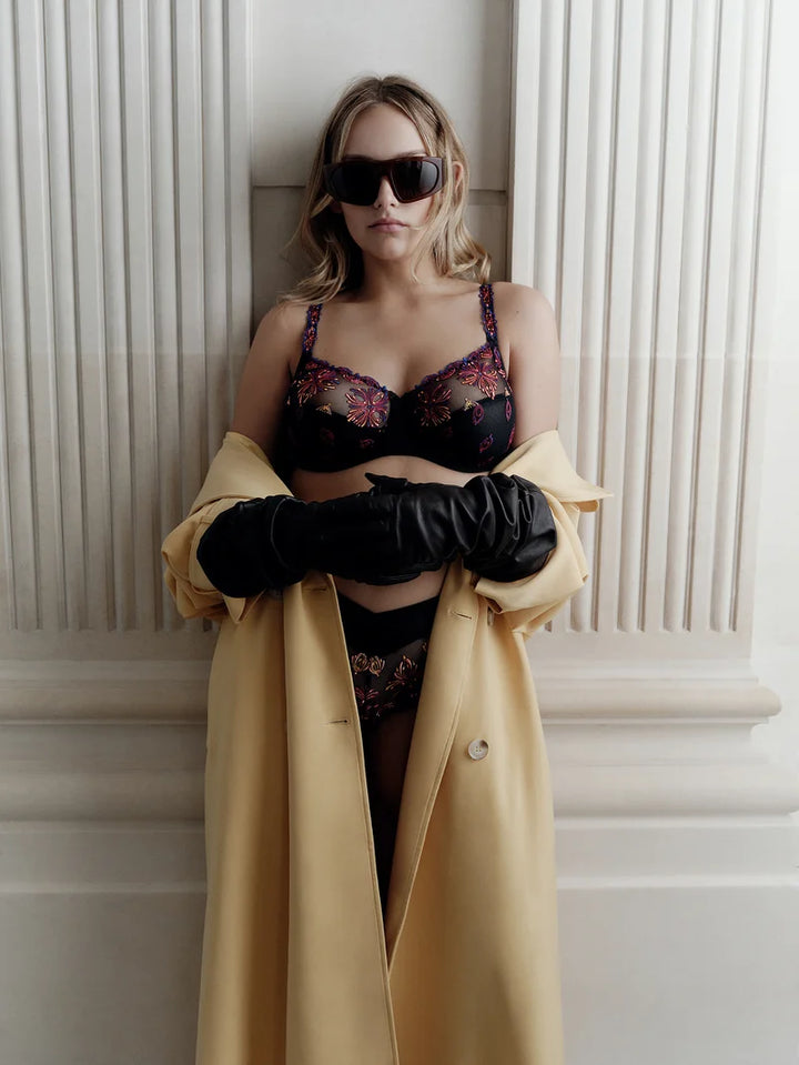 Chantelle - Champs Elysees Revealing Shorty Black Jewels