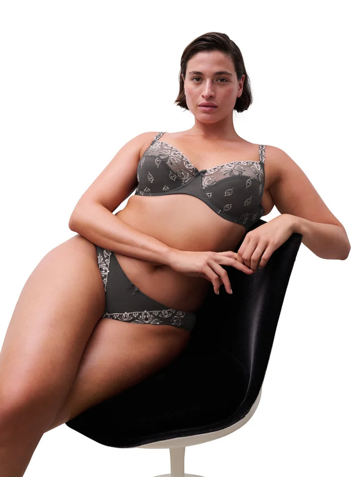 Chantelle - Champs Elysees 3 Part Bra Blushed Ash