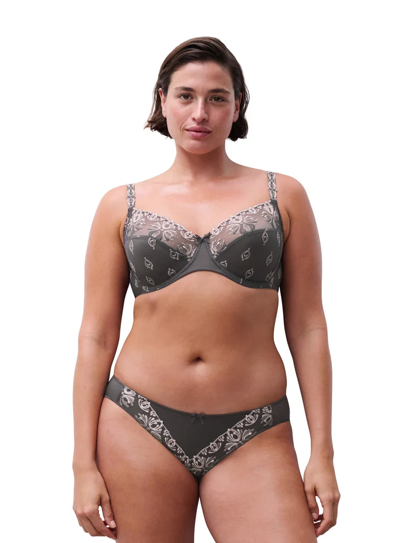Chantelle - Champs Elysees 3 Part Bra Blushed Ash