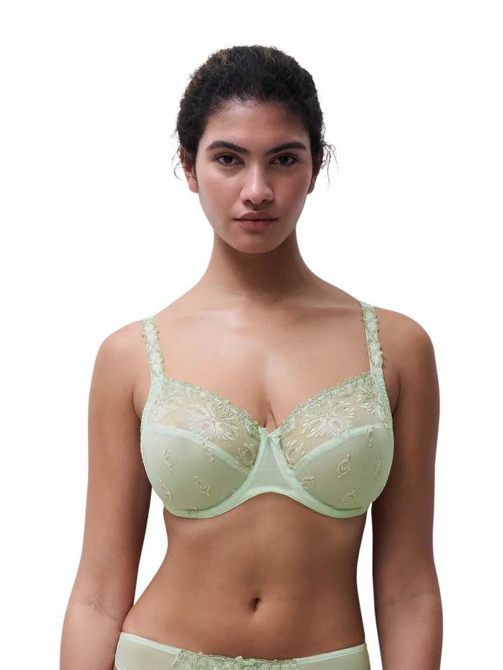 Chantelle - Champs Elysees Very Covering Underwired Bra Green Powder