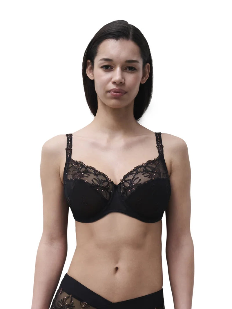 Chantelle - Champs Elysees 3 Part Bra Dazzling Black
