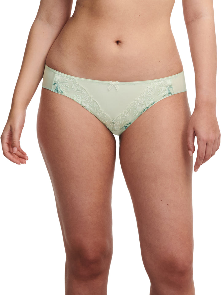 Chantelle - Champs Elysees Brazilian Brief Green Lily Multicolor