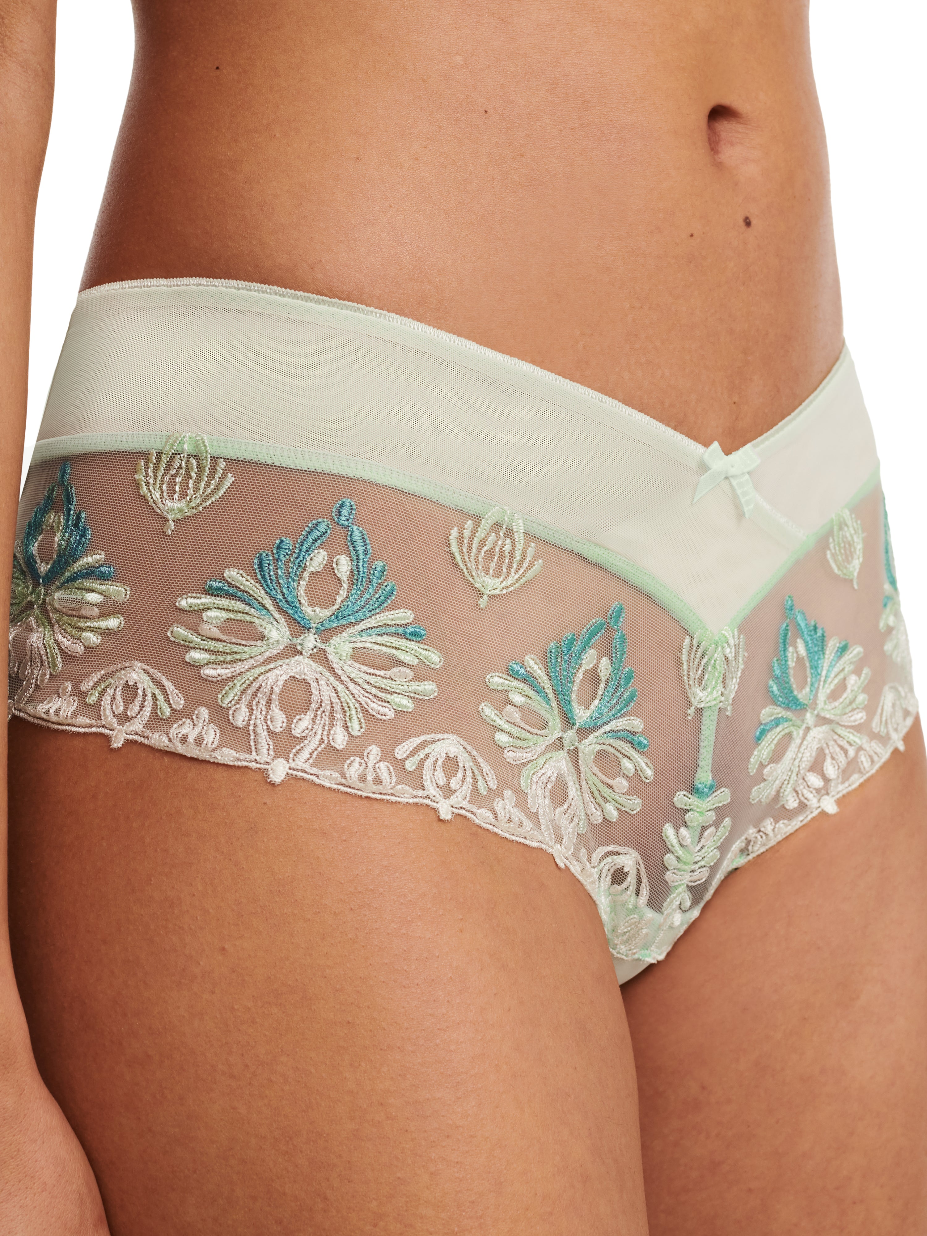 【CHANTELLE】新作ショーツ★スリップタイプ★Champs Elysees Chantelle - Champs Elysees Shorty Green Lily Multicolor