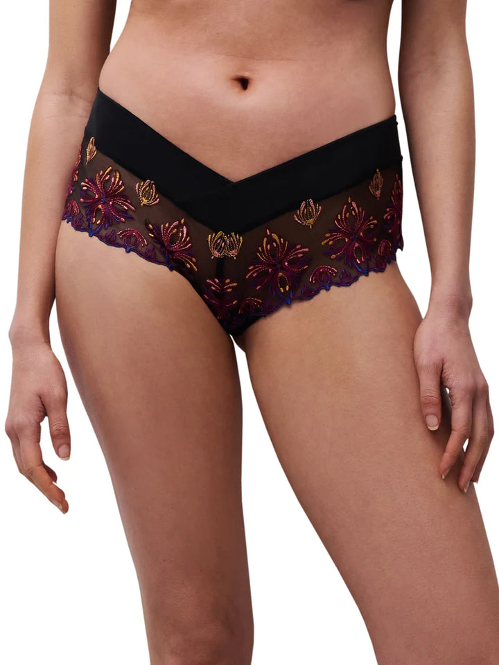 Chantelle - Champs Elysees Revealing Shorty Black Jewels