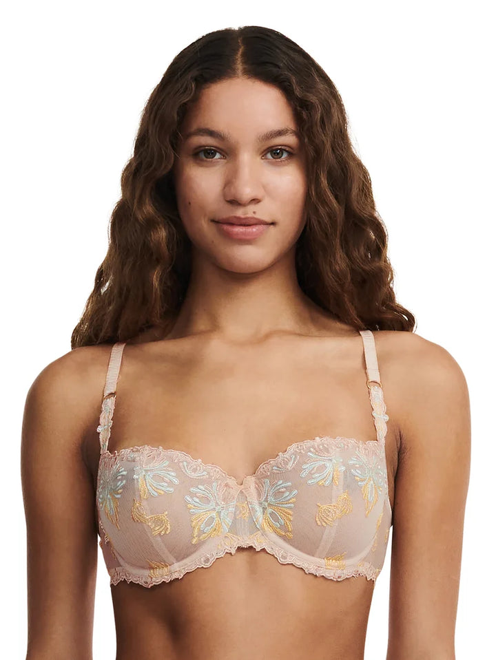 Chantelle - Champs Elysees Balconette Bra Golden Beige Multicolor