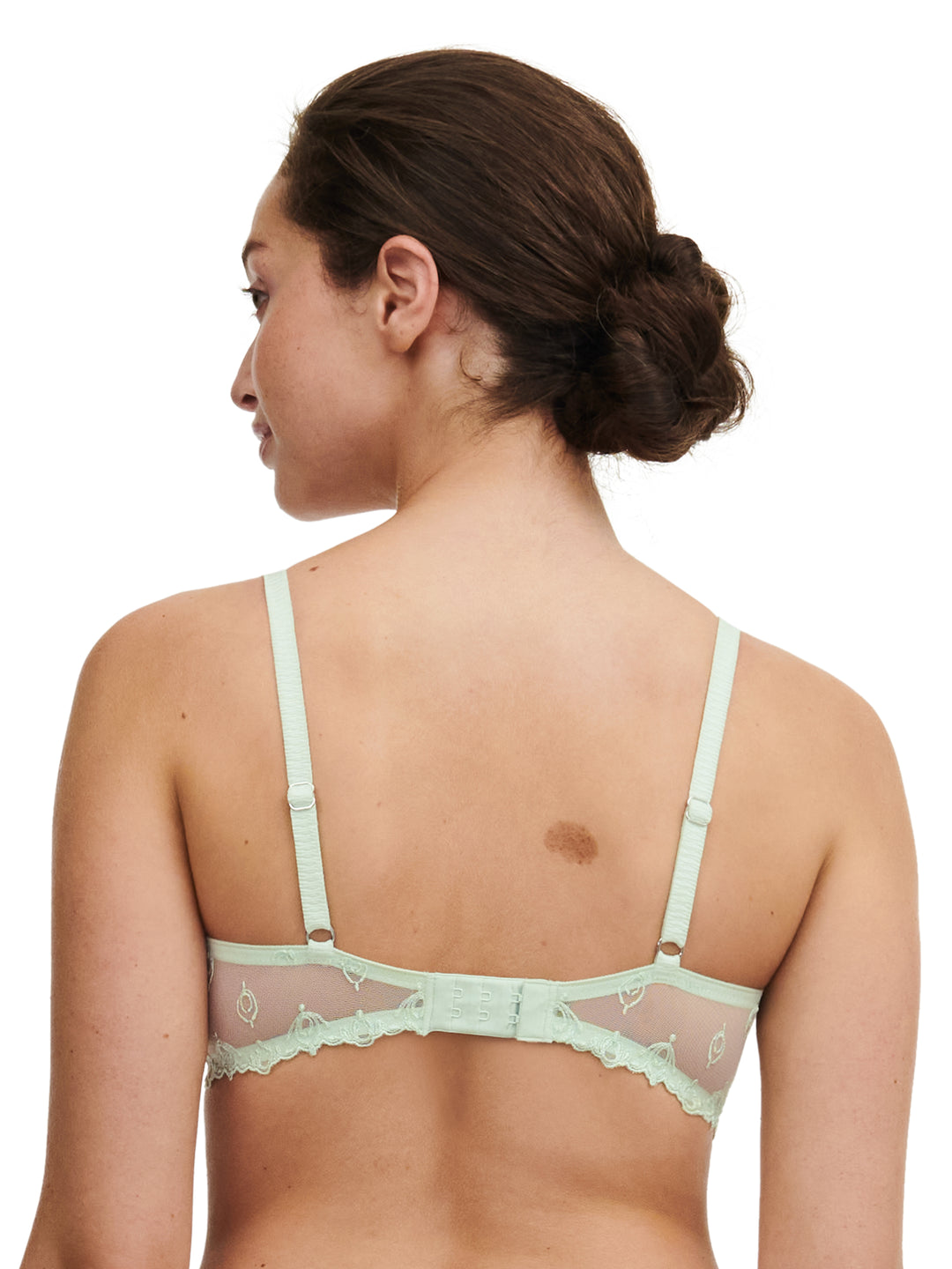 Chantelle - Champs Elysees Balconette Bra Green Lily Multicolor