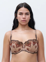 Chantelle - Champs Elysees Balconette Bra Feline Print