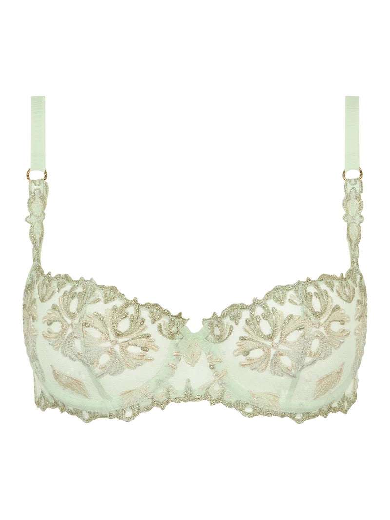 Chantelle - Champs Elysees Balconette Bra Green Powder