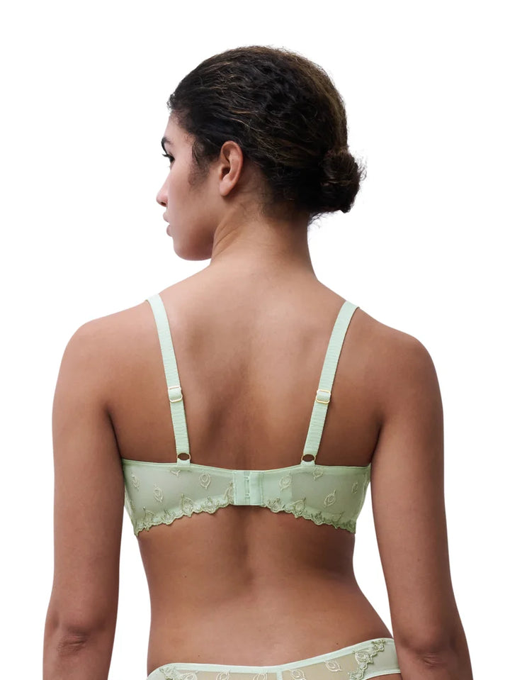 Chantelle - Champs Elysees Balconette Bra Green Powder