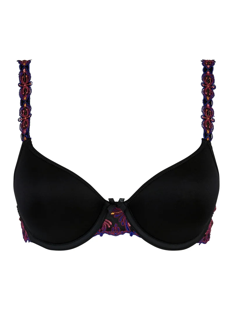 Chantelle - Champs Elysees Memory Foam T-Shirt Bra Black Jewels
