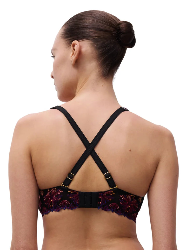 Chantelle - Champs Elysees Memory Foam T-Shirt Bra Black Jewels