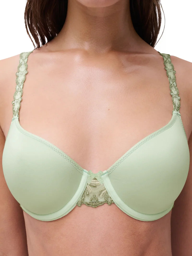Chantelle - Champs Elysees Memory Foam T-Shirt Bra Green Powder