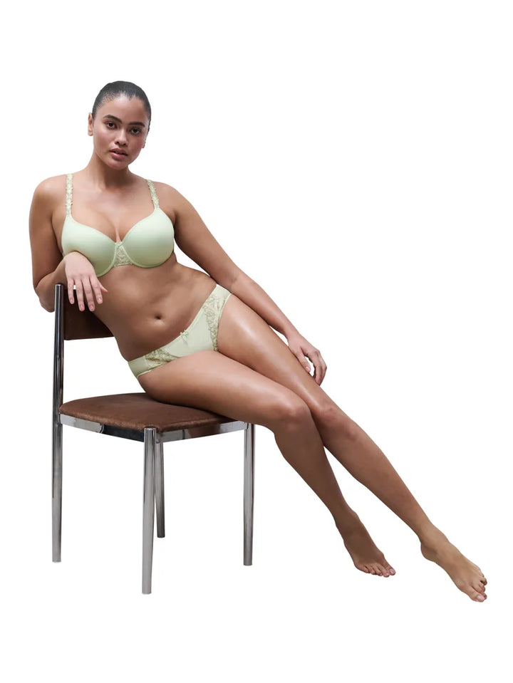 Chantelle - Champs Elysees Brazilian Brief Green Powder