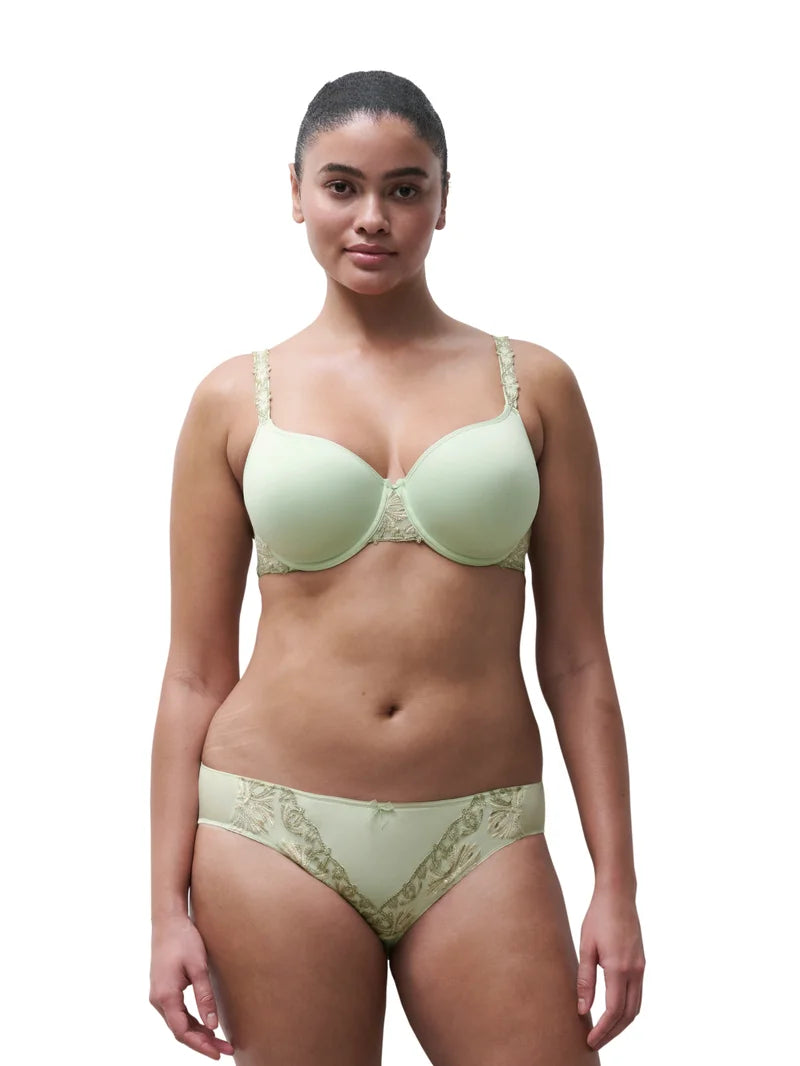 Chantelle - Champs Elysees Brazilian Brief Green Powder