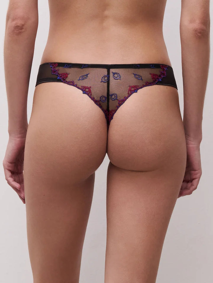 Chantelle - Champs Elysees Tanga Black Jewels