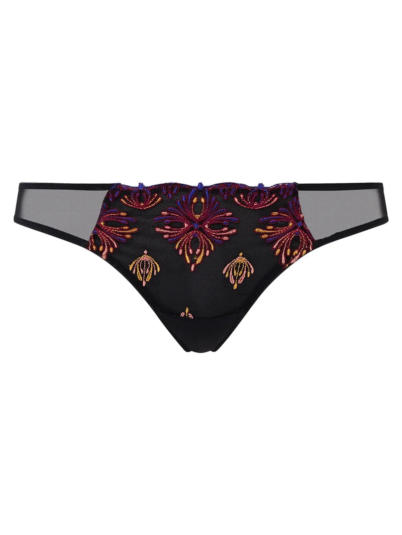 Chantelle - Champs Elysees Tanga Black Jewels