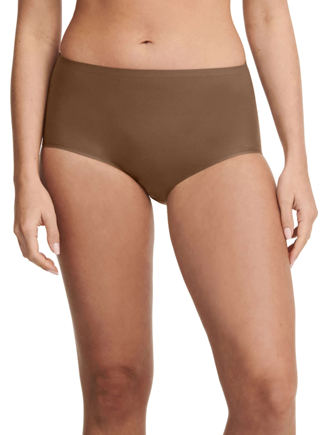 Chantelle Softstretch-Slip mit hoher Taille – Cocoa Full Brief Chantelle