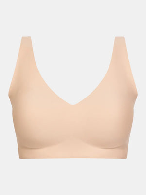 Chantelle - Softstretch Power Plunge Wireless Bra Golden Beige