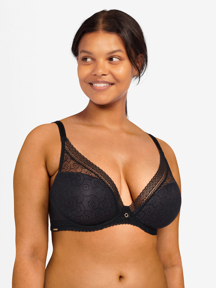Chantelle - Soutien-gorge plongeant Festivite Noir