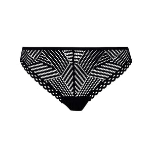 Antigel By Lise Charmel - Tressage Graphic Low Waist Brief Tressage Noir