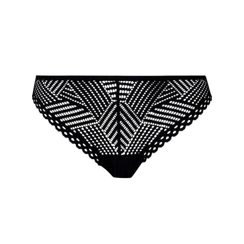 Antigel By Lise Charmel - Tressage Graphic Low Waist Brief Tressage Noir
