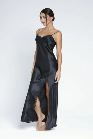 Lise Charmel - Splendeur Soie Long Nighty Noir