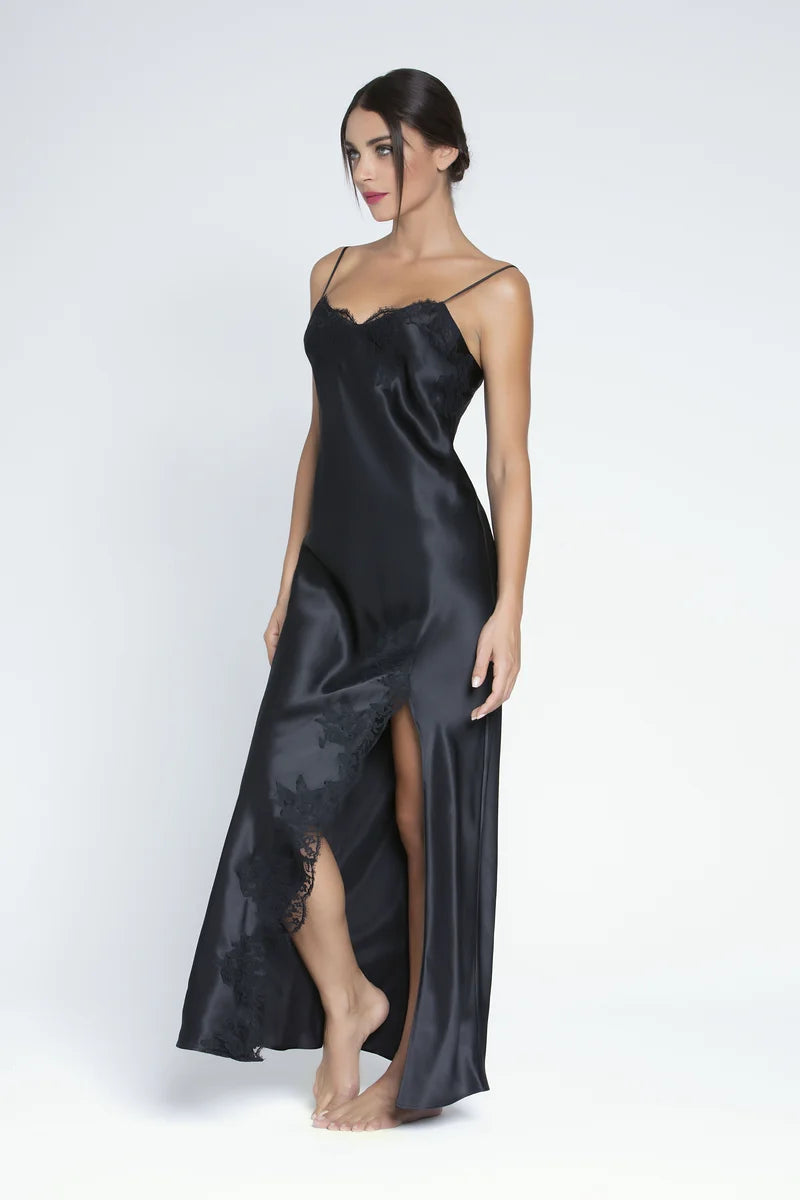 Lise Charmel - Splendeur Soie Long Nighty Noir