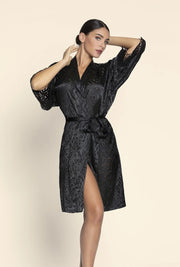Lise Charmel - Dressing Floral Robe Noir
