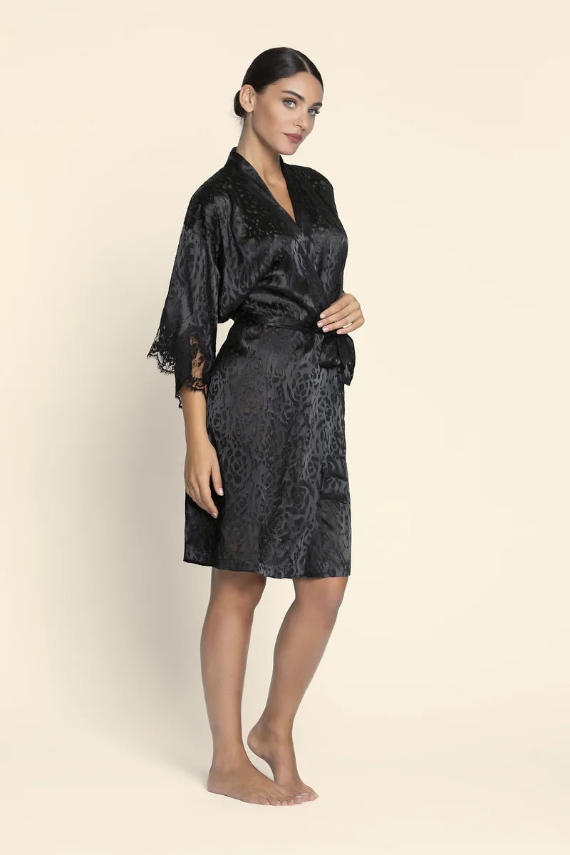 Lise Charmel - Vestir Floral Robe Noir