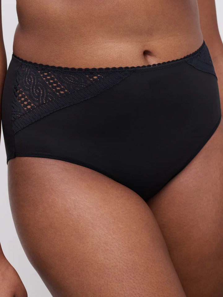 Chantelle - Easy Support High-Waisted Support Full Brief Black