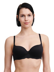 Chantelle EasyFeel - Marilyn Underwired Covering Bra Black Full Cup Bra Chantelle EasyFeel 
