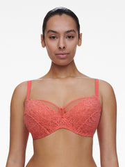 Chantelle - Floral Touch Very Covering Underwired Bra Coral
