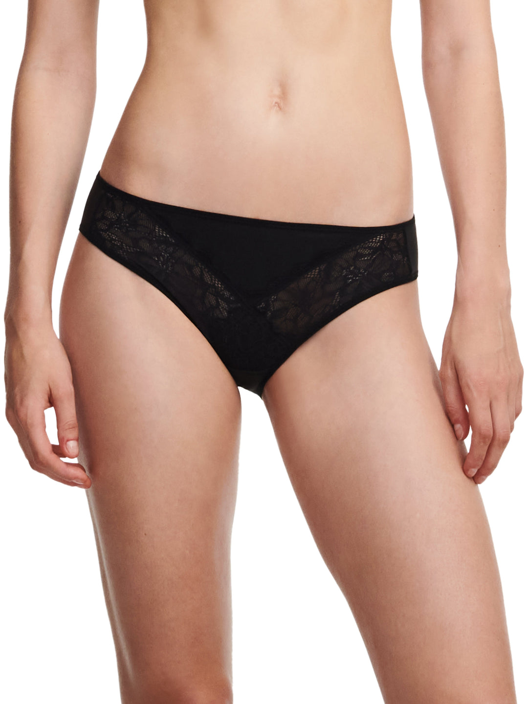 Chantelle Floral Touch Brief - Black Brief Chantelle 