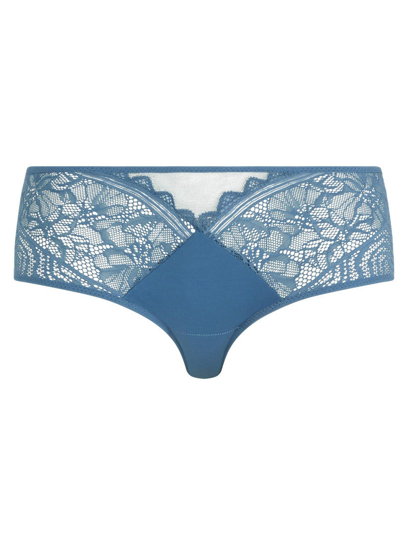 Chantelle Easyfeel - Floral Touch Covering Shorty Jeans Blue