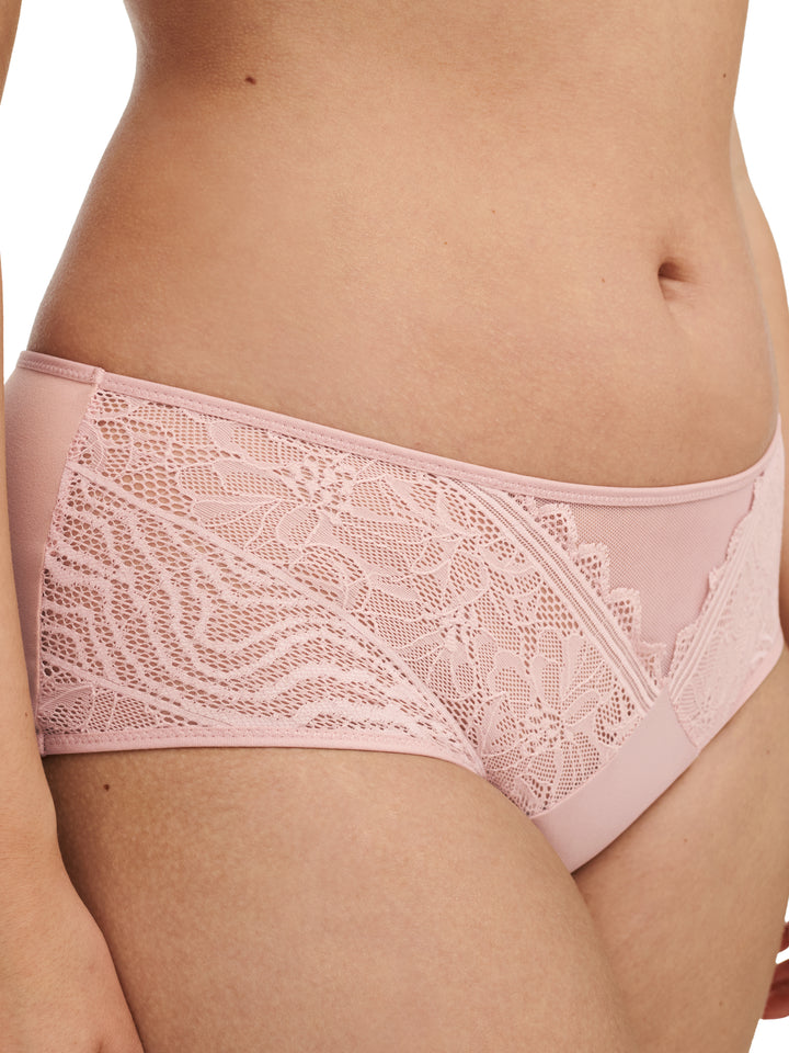 Chantelle Easyfeel - Shorty coprente floreale dal tocco rosa inglese